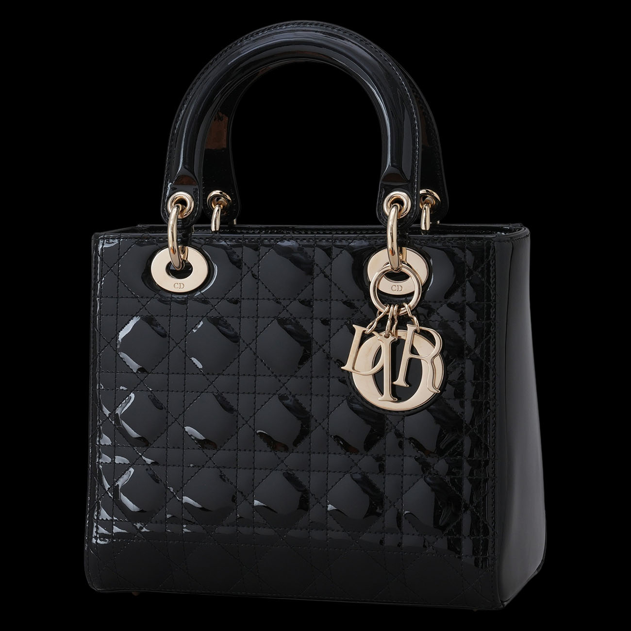 CHRISTIAN DIOR(USED)디올 페이던트 레이디디올 미듐
